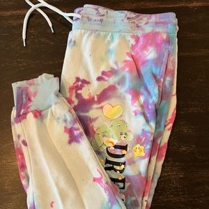 Tye-Dye Care Bear sweats